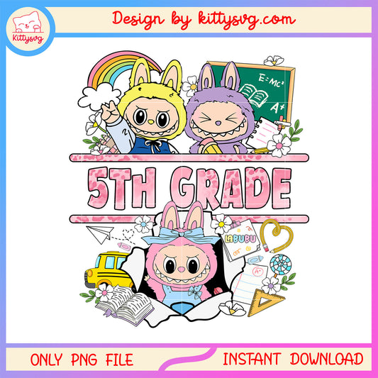 5th grade school labubu design png, school shooting today png