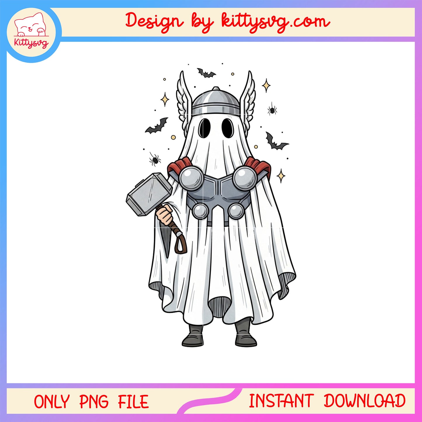 Avengers thor sheet ghost costume png, halloween thor outfits png
