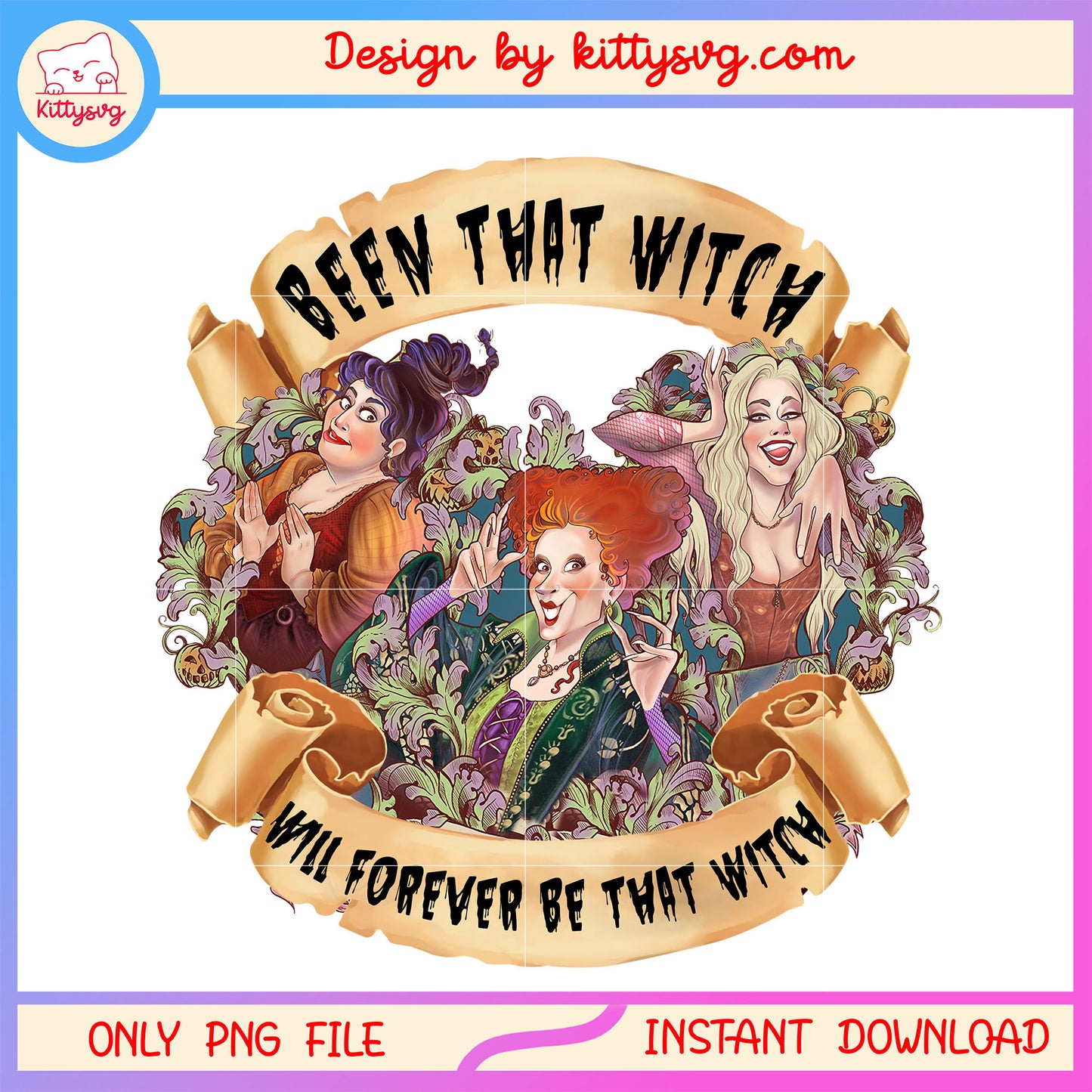 Been that witch quote design png, sanderson sisters movies png