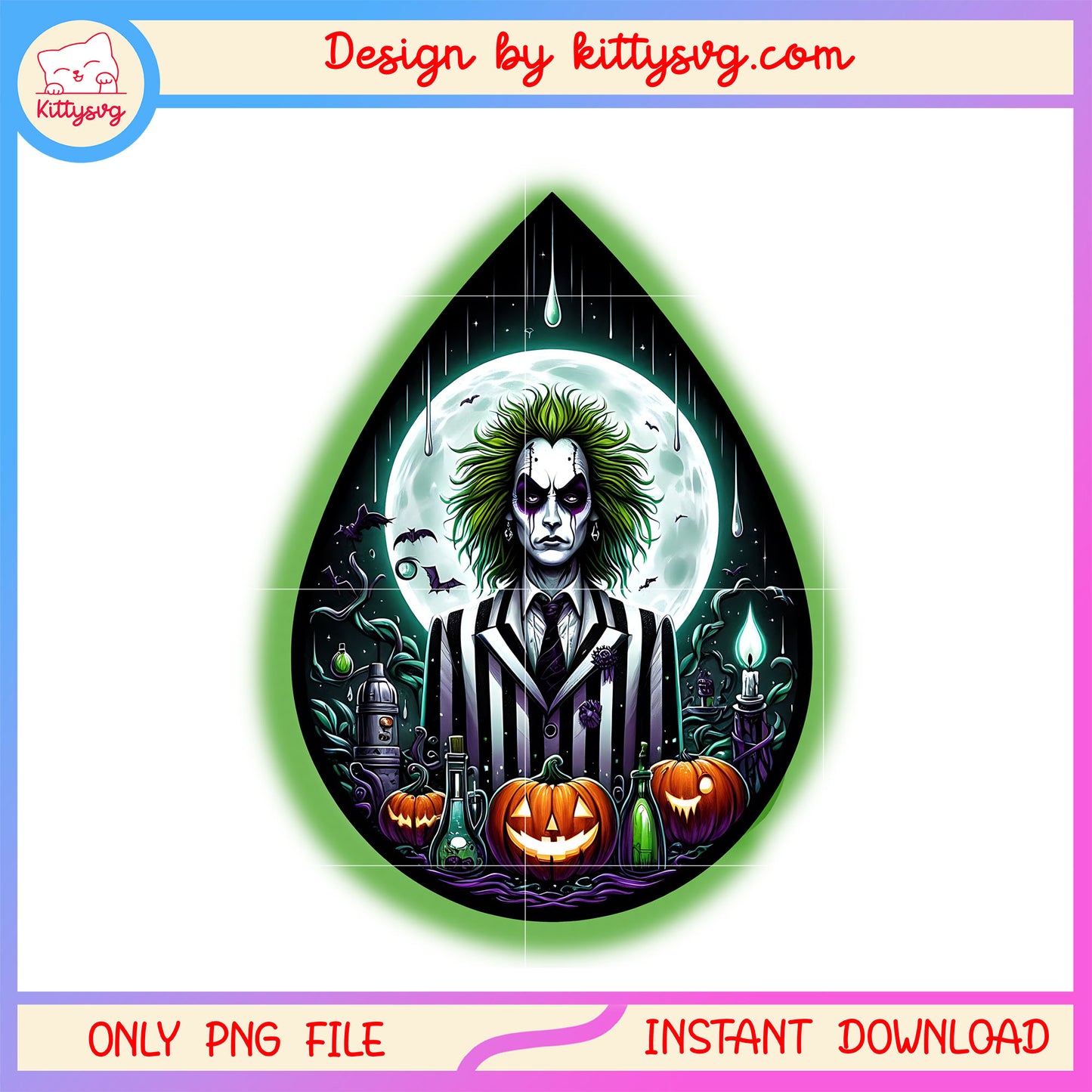 Beetlejuice joker pants a teardrop halloween png, beetlejuice halloween png