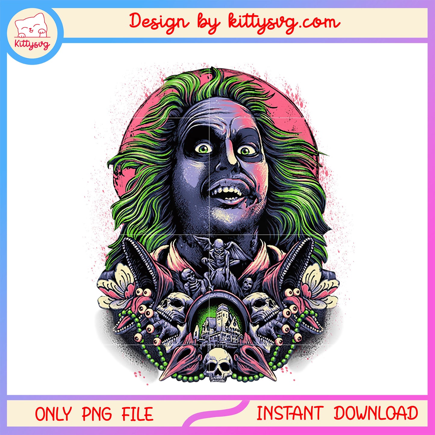 Beetlejuice portrait png, Beetlejuice character png, Beetlejuice horror character png
