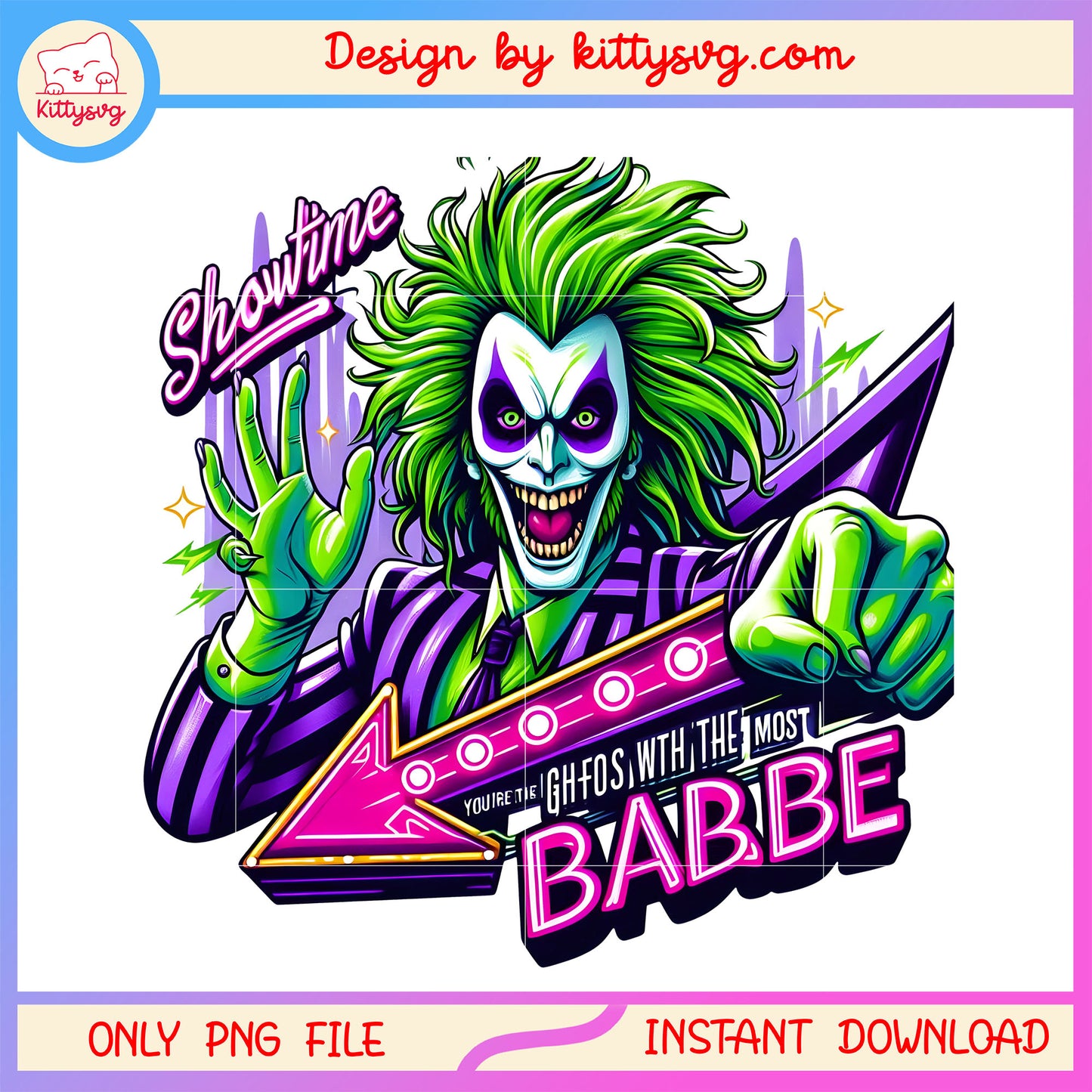 Beetlejuice showtime babe arrow png, beetlejuice showtime png