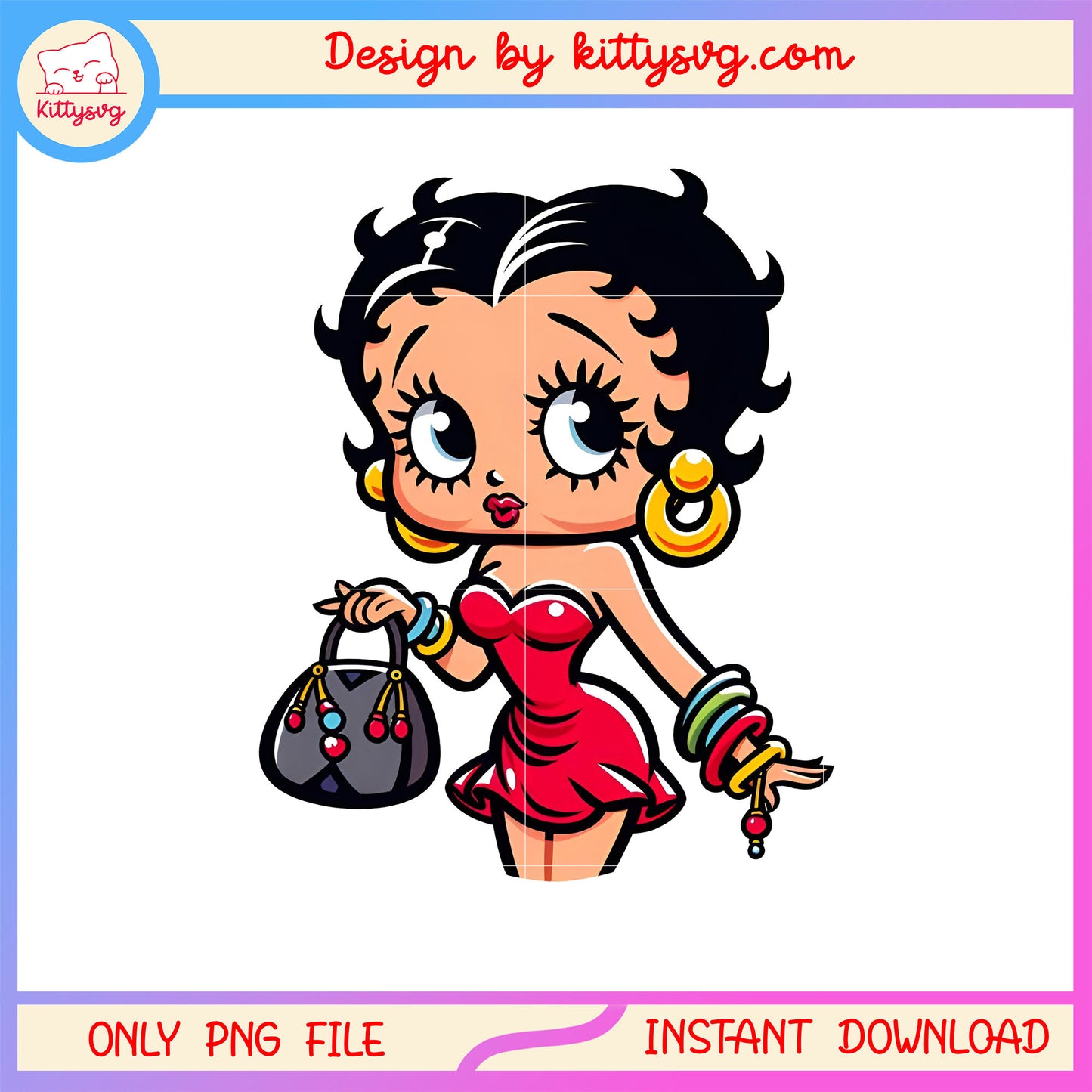 Betty boop slay valentine png, betty boop valentine png