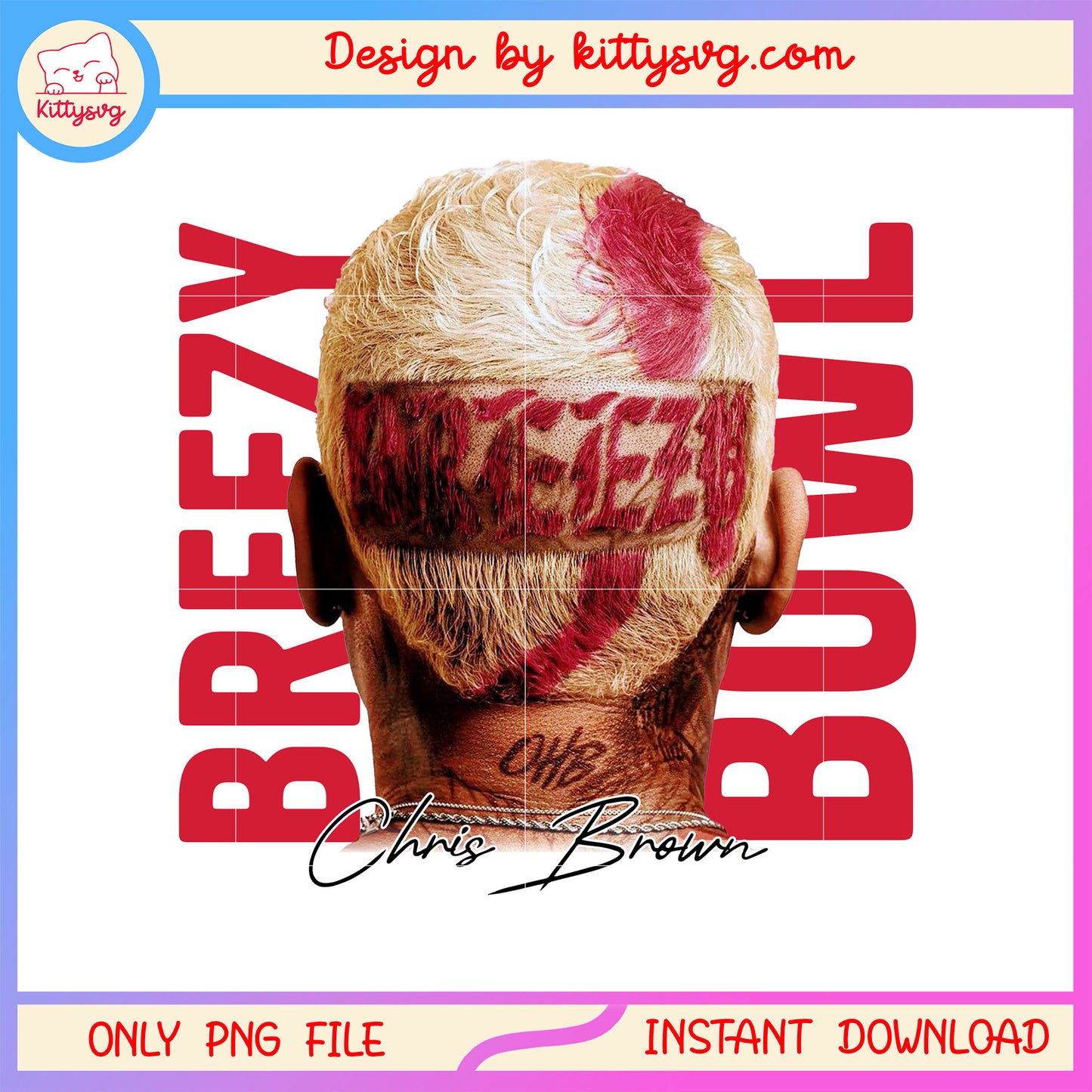 Chris brown head design png, chris brown breezy bowl png
