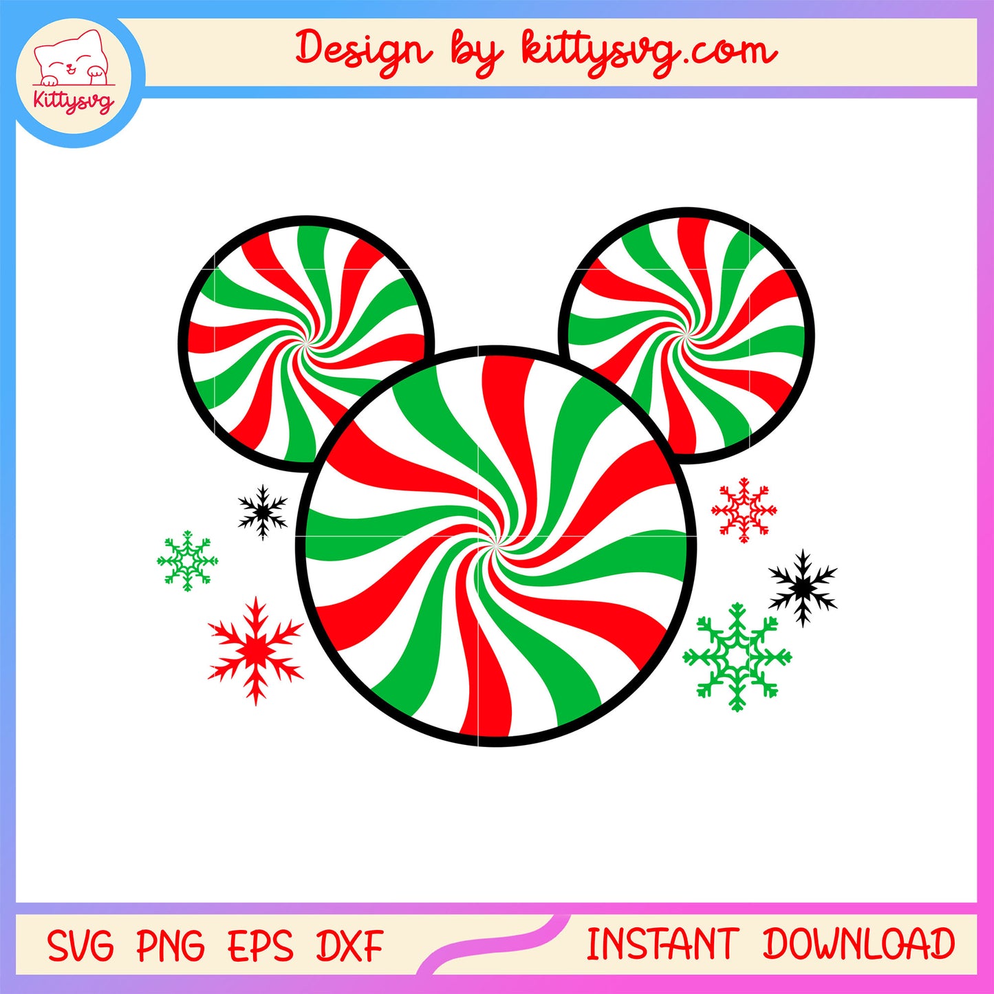 Christmas disney mickey candy cane design svg, x-mas svg