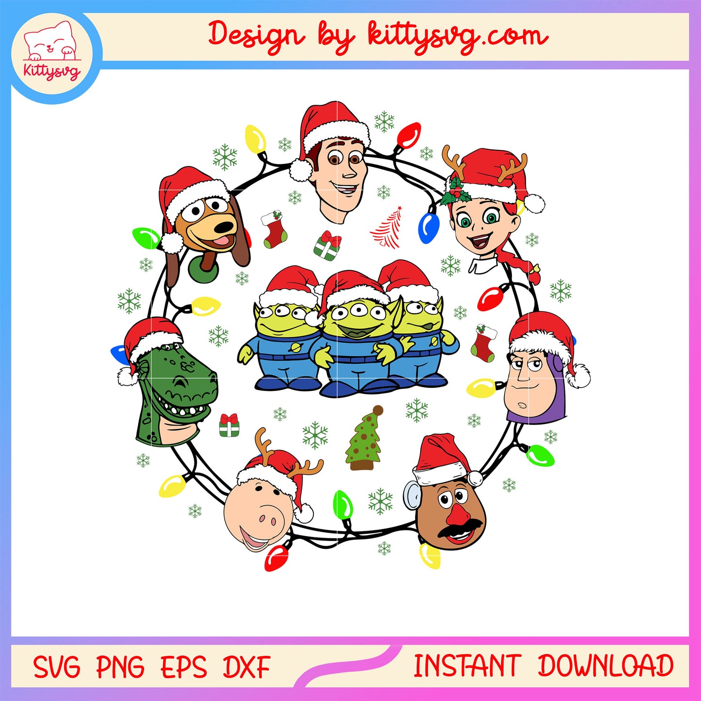 Christmas toy story alien character svg, alien toy story svg