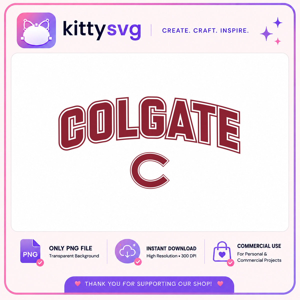 Colgate University Raiders PNG, College Team Logo PNG, Varsity PNG