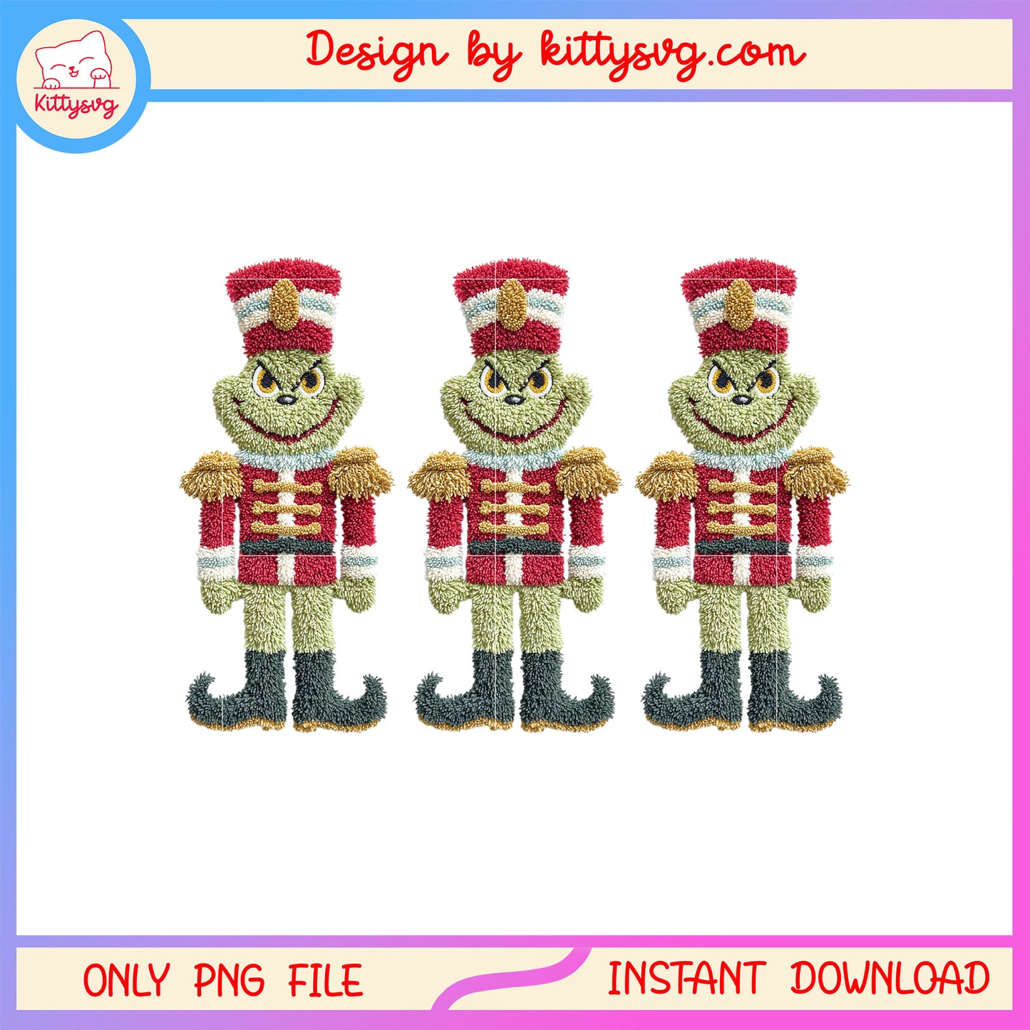 Coquette christmas nutcracker grinch crochet png, merry x mas png