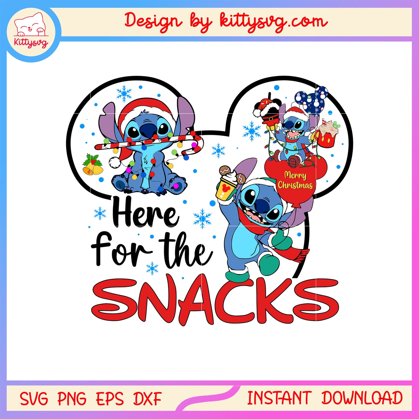 Disney stitch here for the snacks design svg, stitch disney svg
