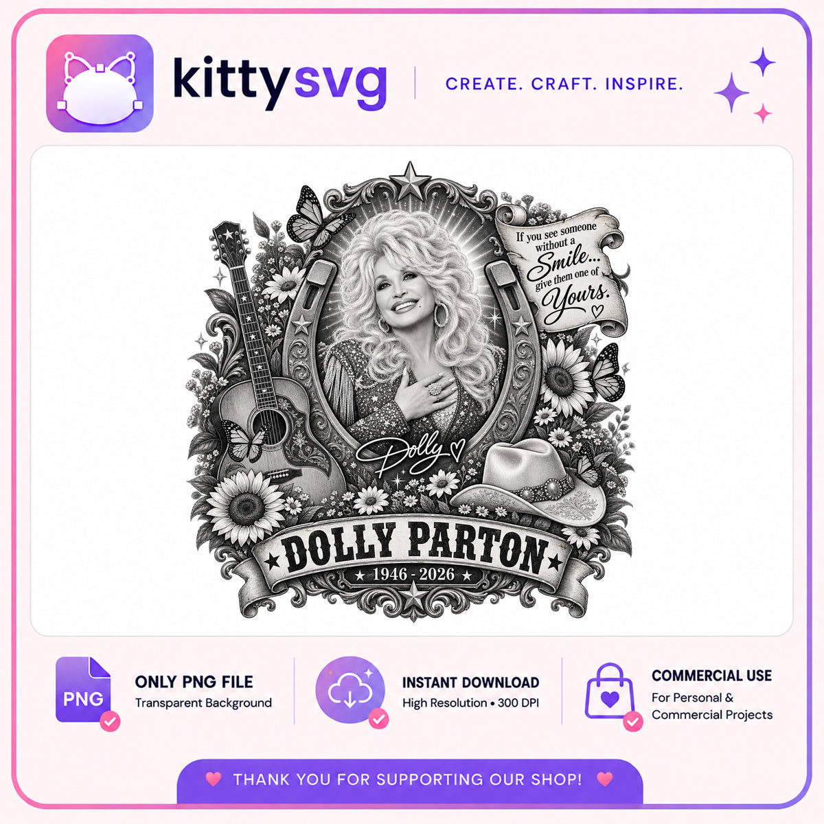 Dolly Parton PNG, Country Music Legend PNG, Western PNG
