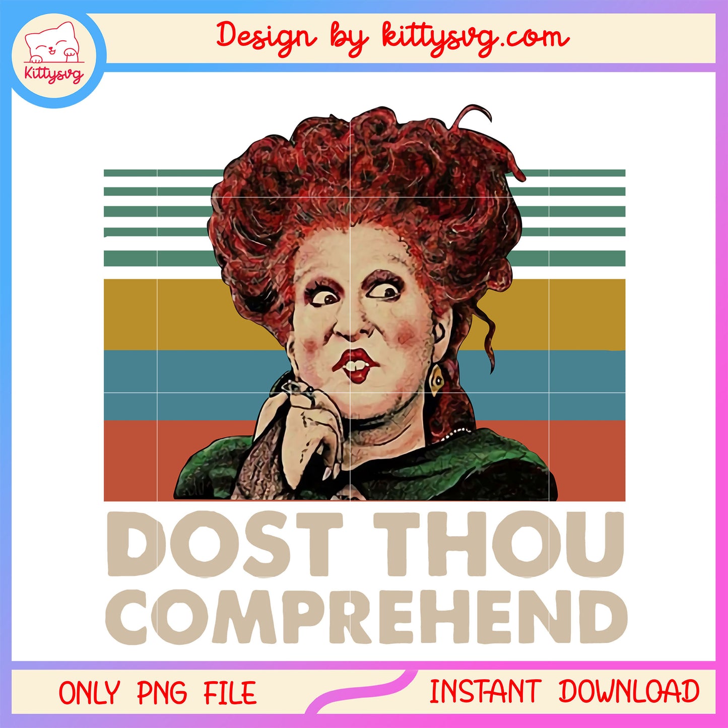 Dost thou comprehend halloween design png, hocus pocus png, halloween png