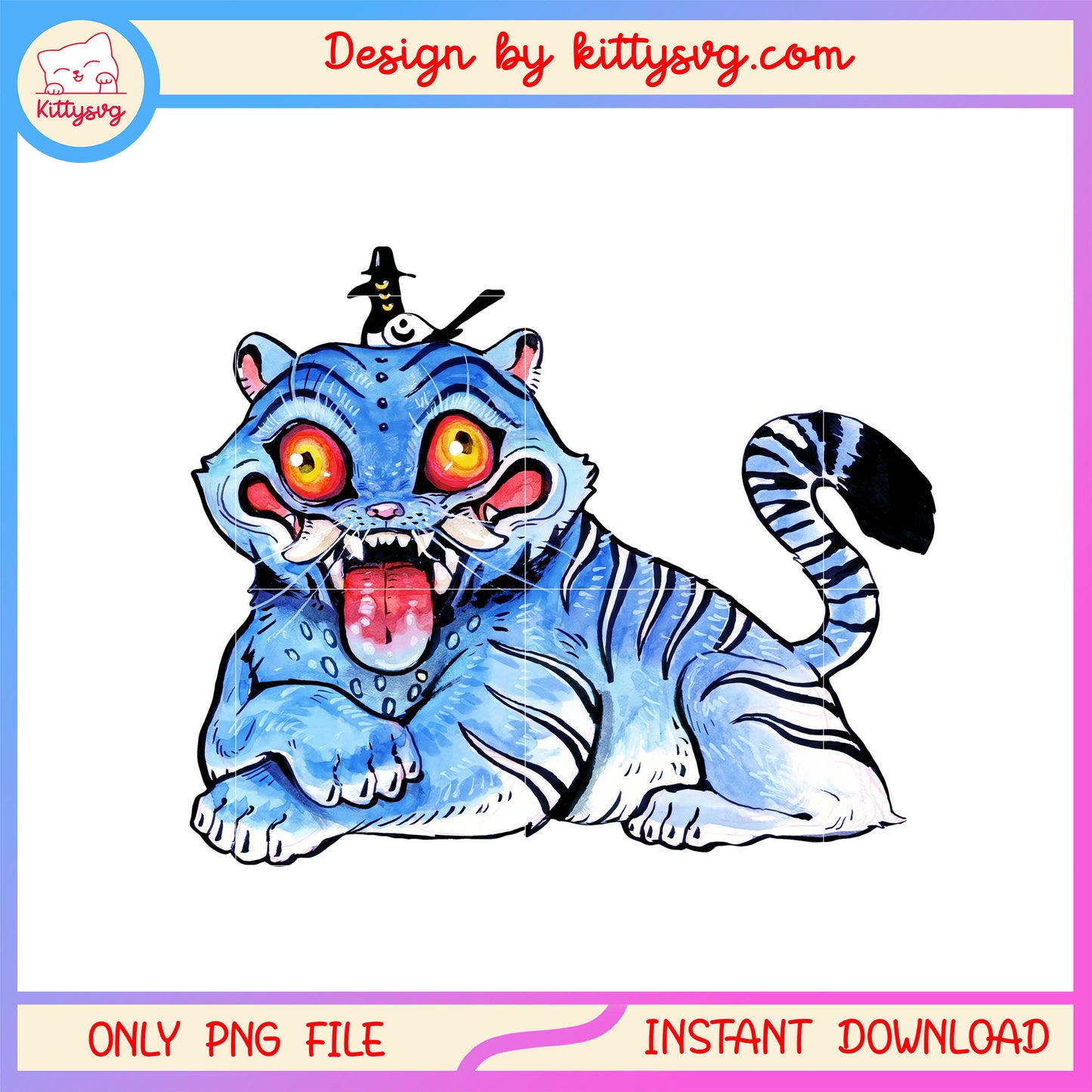 Drawing derpy tiger huntrix design png, cartoon characters png