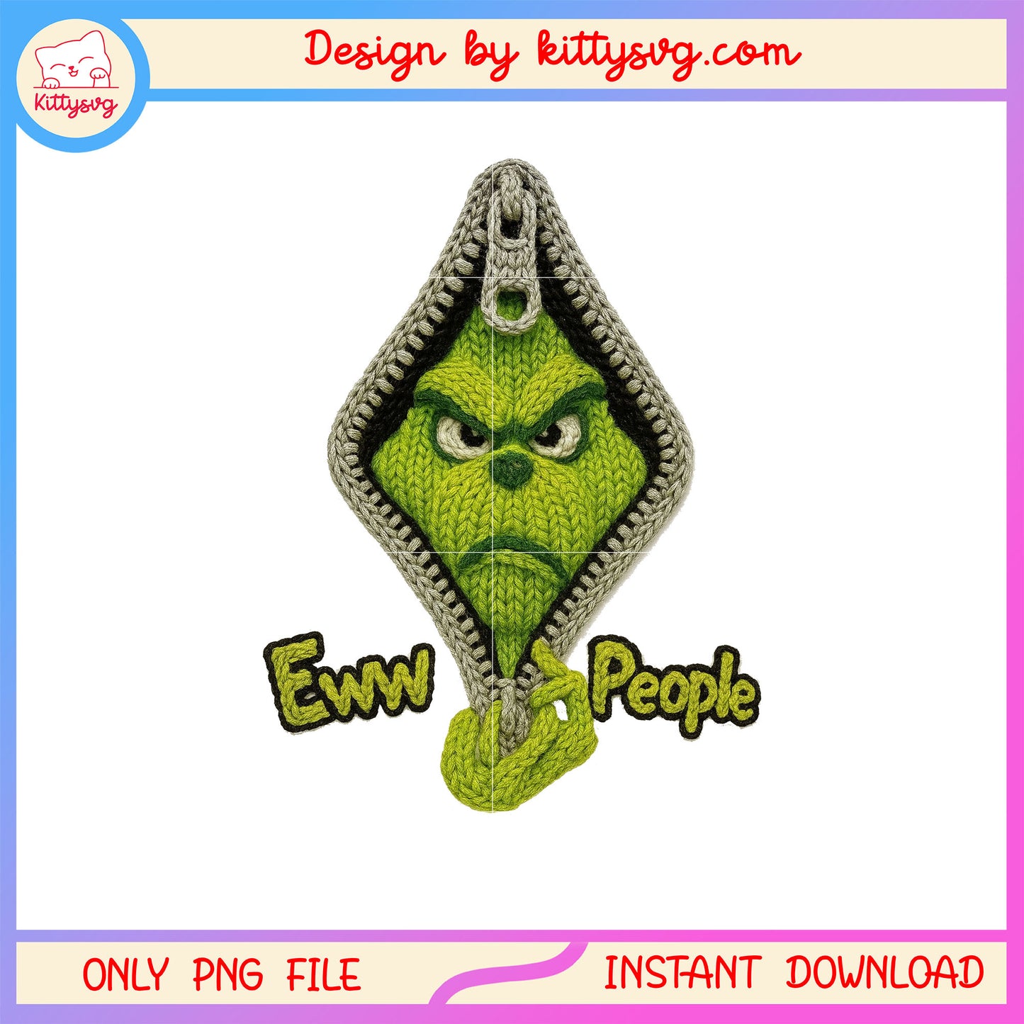 Eww people angry grinch face patchwork png, the film the grinch png