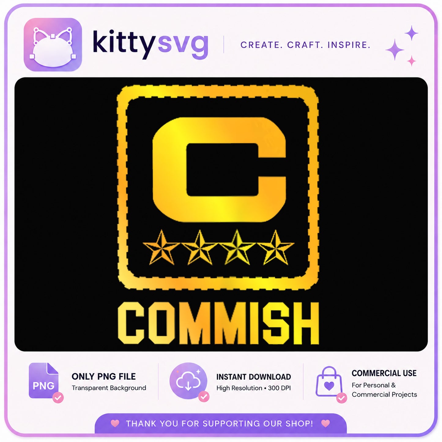 Fantasy Football Commish PNG, Commissioner Logo PNG, Fantasy Sports PNG