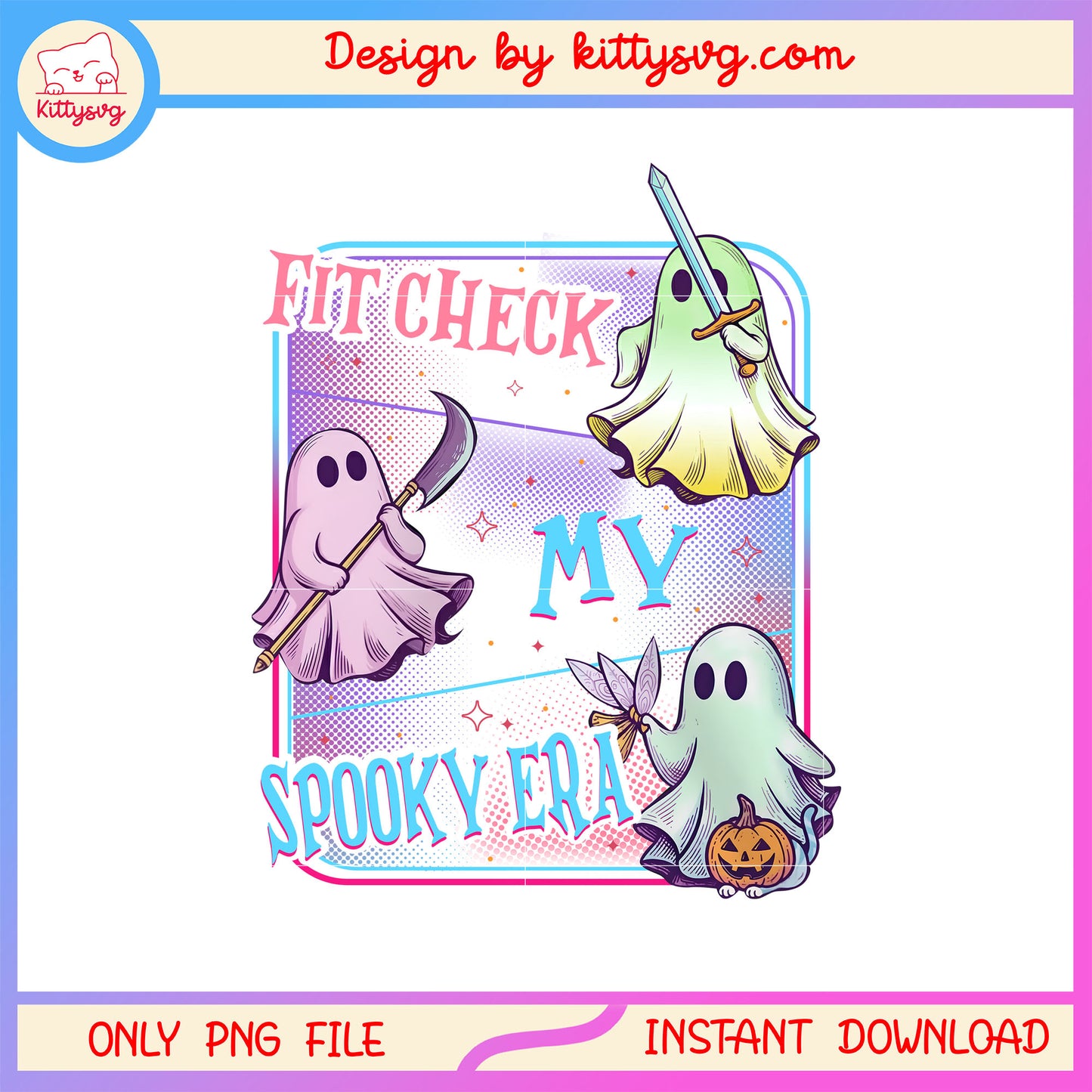 Fitcheck my spooky era sheet ghost png, spooky ghost png