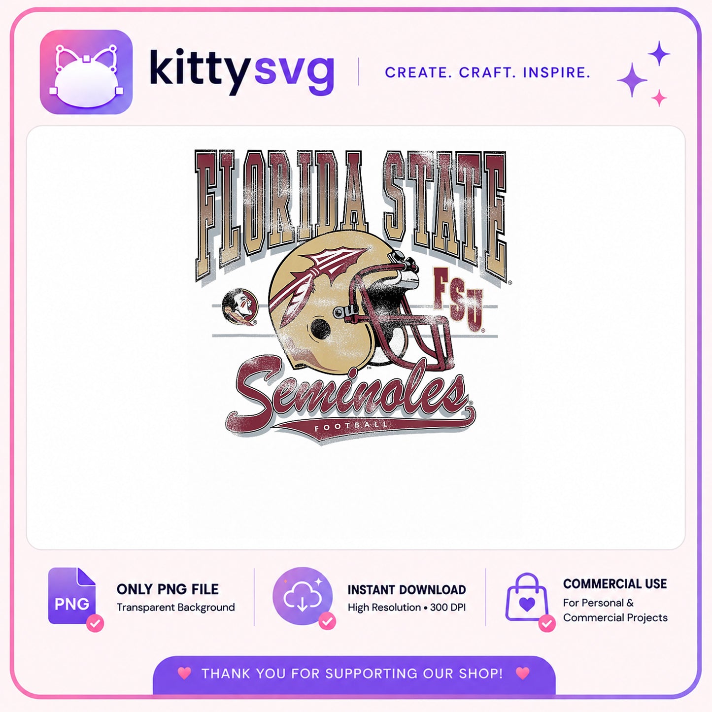 Florida State Seminoles Football PNG, FSU Seminoles PNG, College PNG