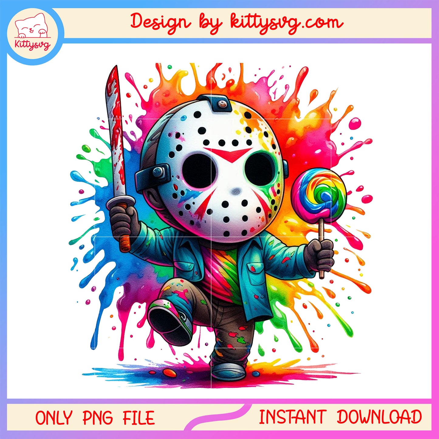 Friday the 13th jason voorhees cute design png, jason voorhees killer png