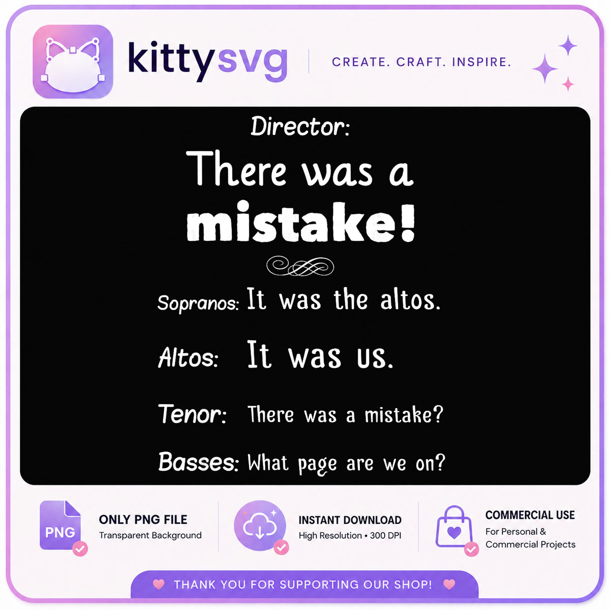Funny Choir Director There Was A Mistake PNG, Choir PNG, Music PNG