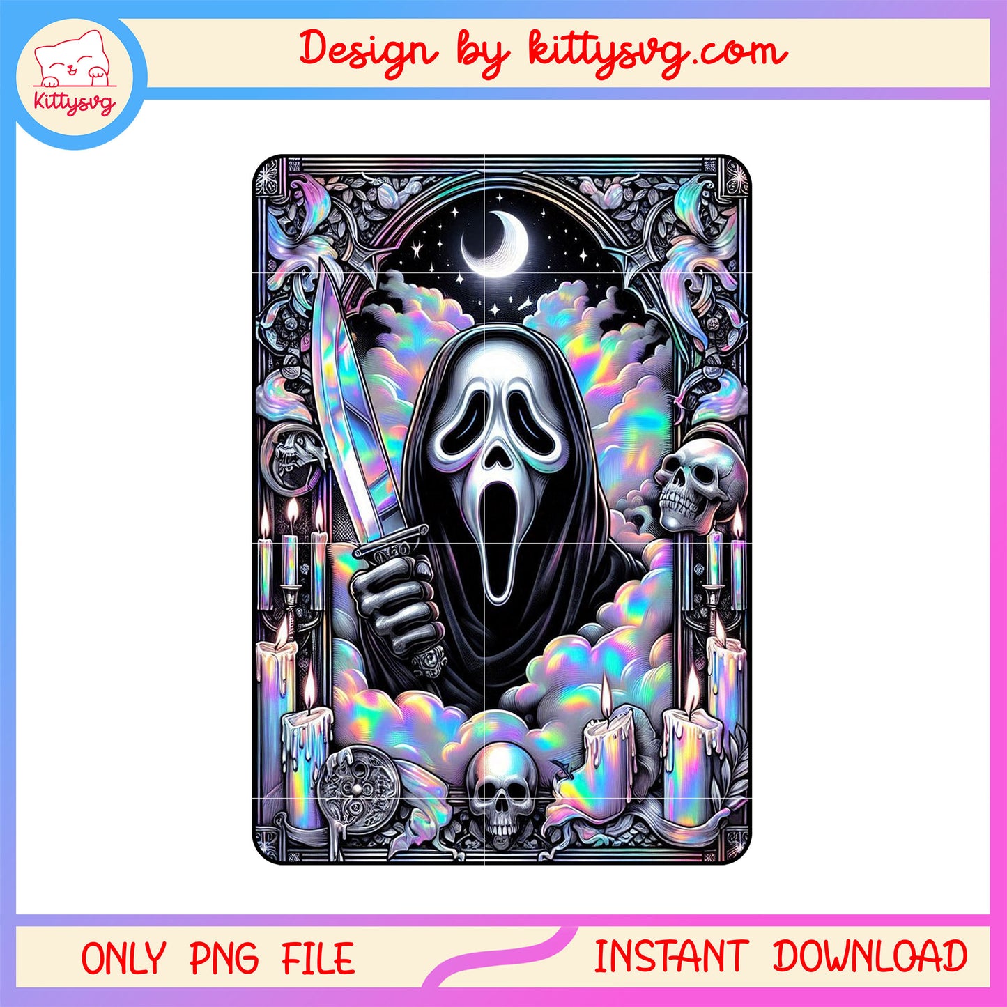 Ghostface scream happy halloween deisgn png, ghostface killah ghostface png
