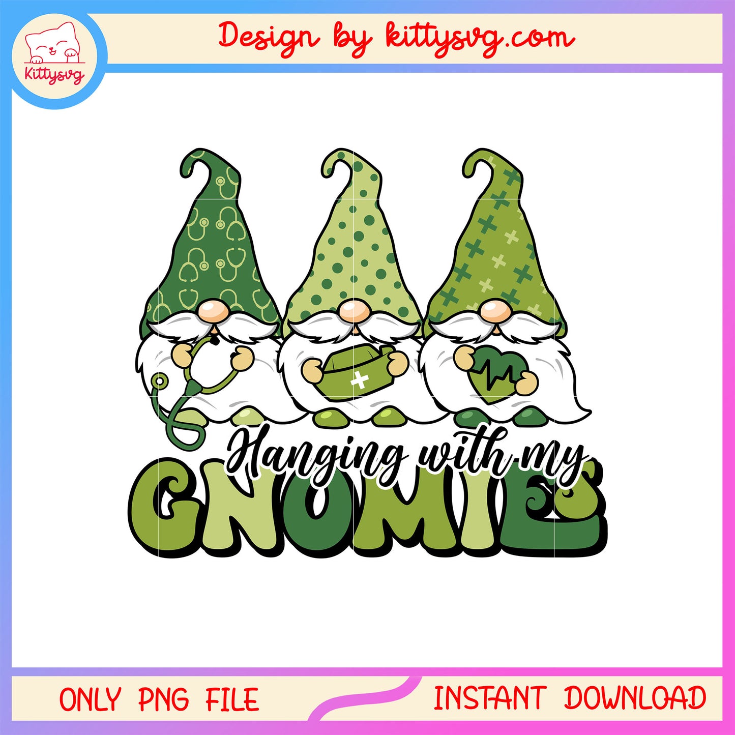 Gnomes hat st patrick's png, gnome st patrick's day png