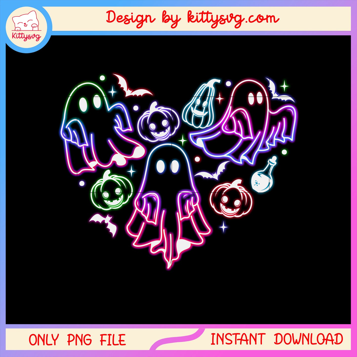 Halloween ghost sheet ghost heart shape png, cartoon cute ghost png