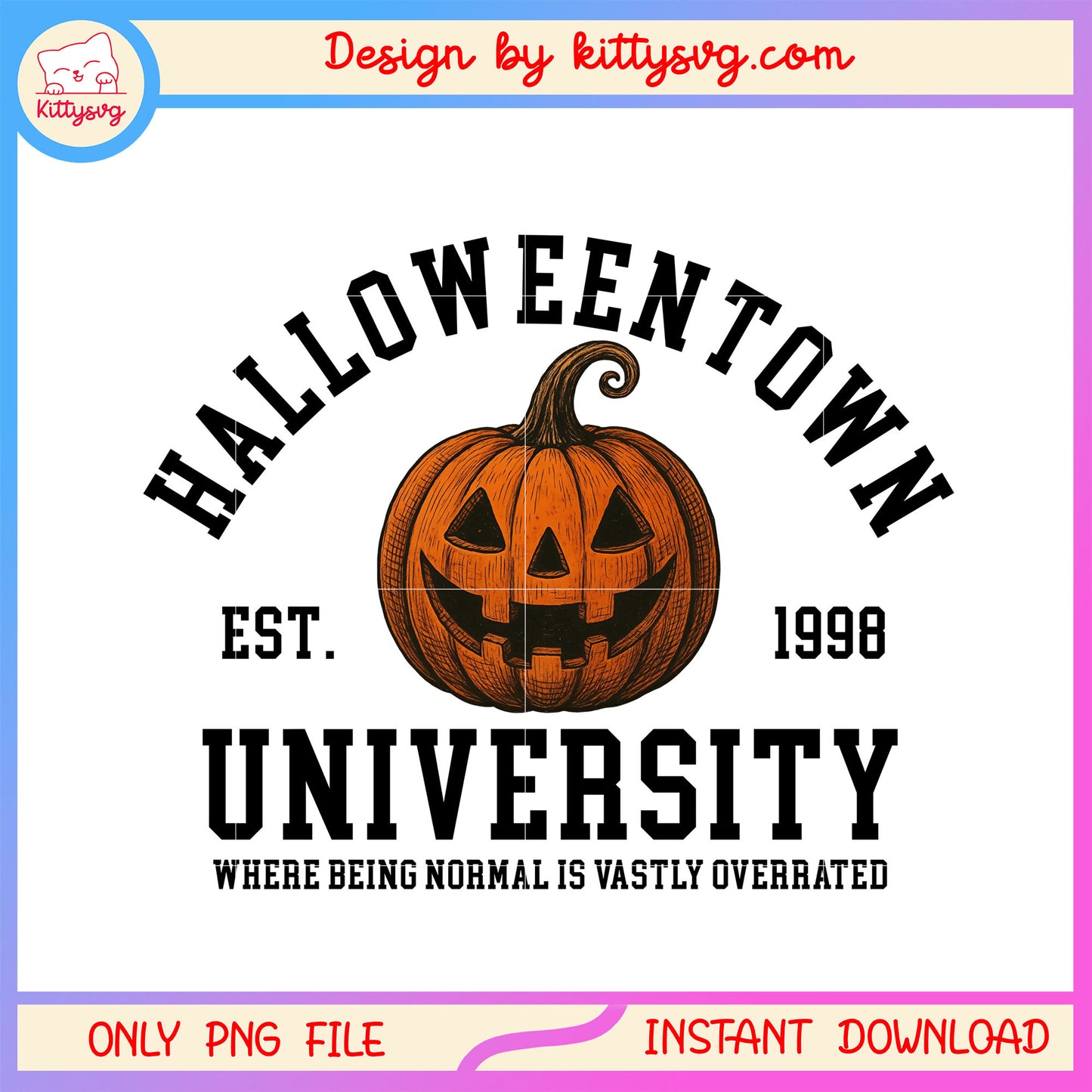 Halloween town university est 1988 png, halloween pumpkin png, halloween town