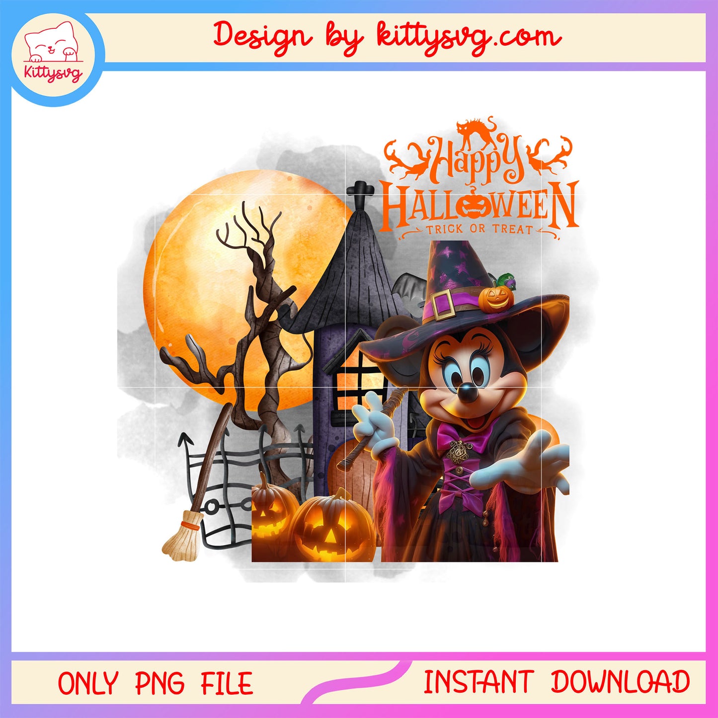 Happy halloween mickey witch horror png, spirit halloween coupon png