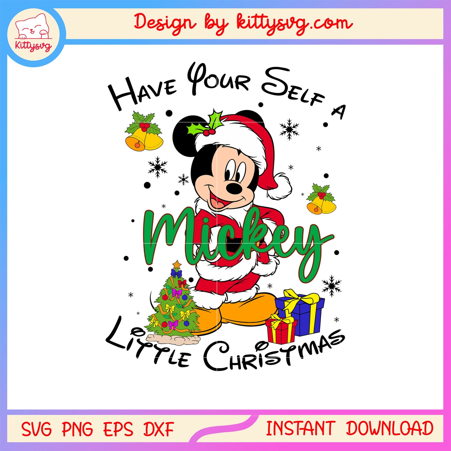 Have your self a little christmas mickey svg, christmas quote svg