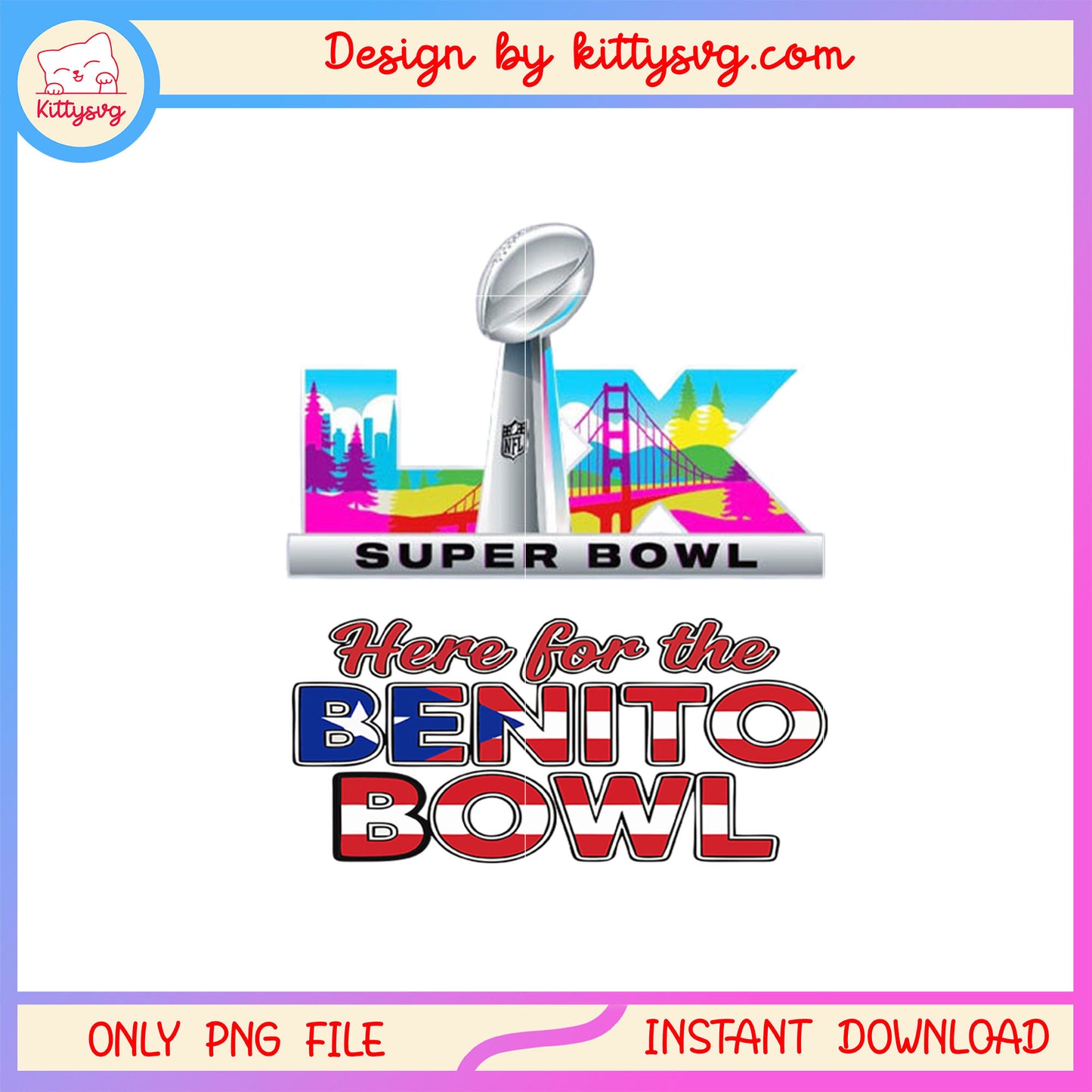 Here for the benito bowl lix png, super bowl 2026 png, bad bunny png