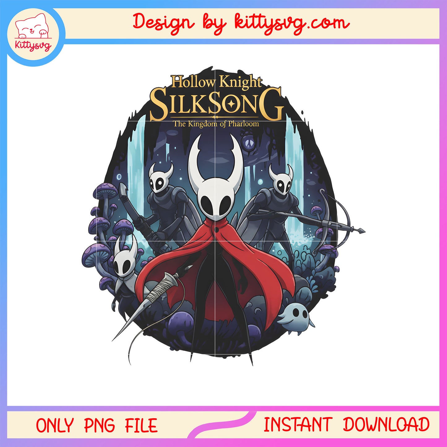 Hollow knight silk song design png, the kingdom of pharloom png