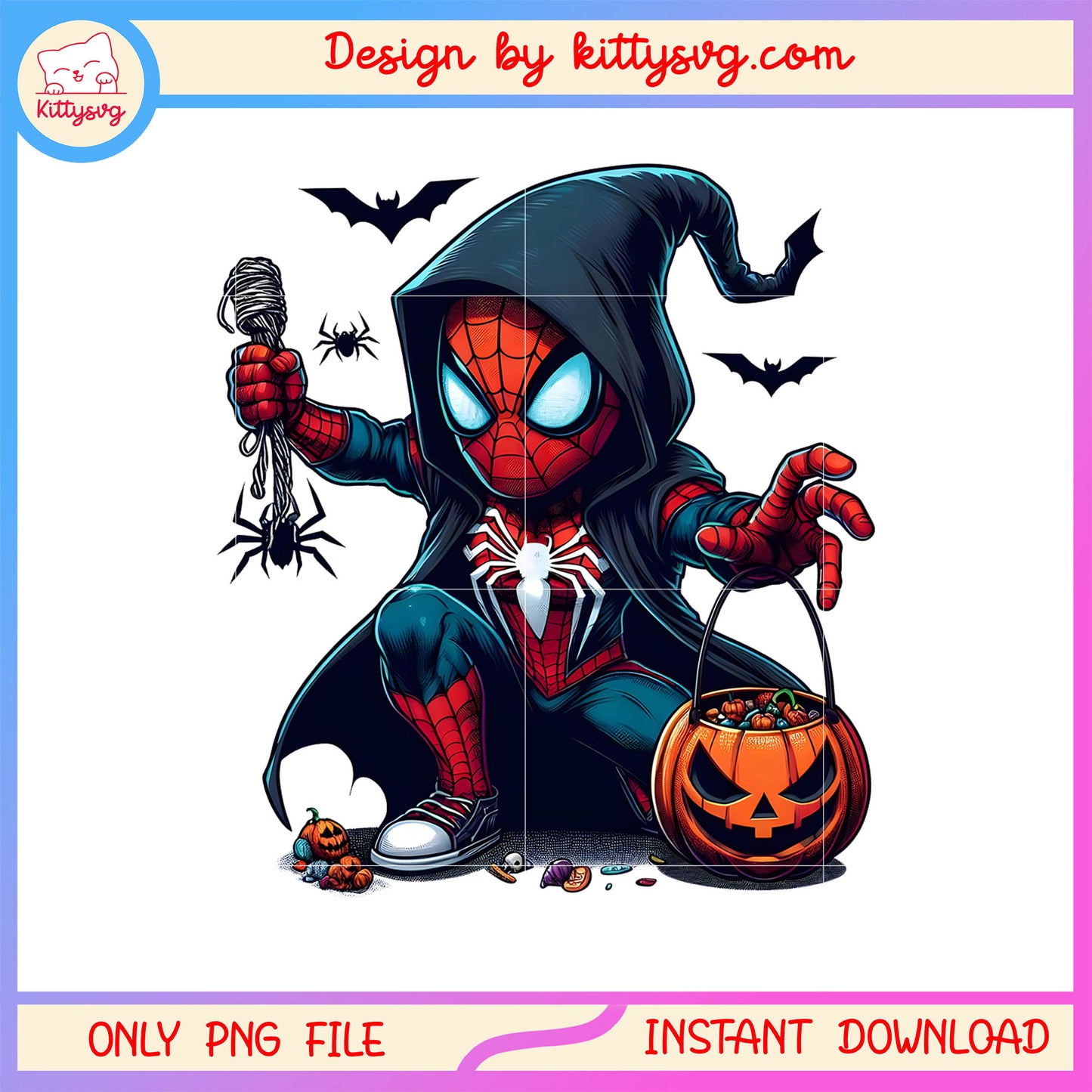 Horror spiderman halloween costume png, spiderman cartoon png