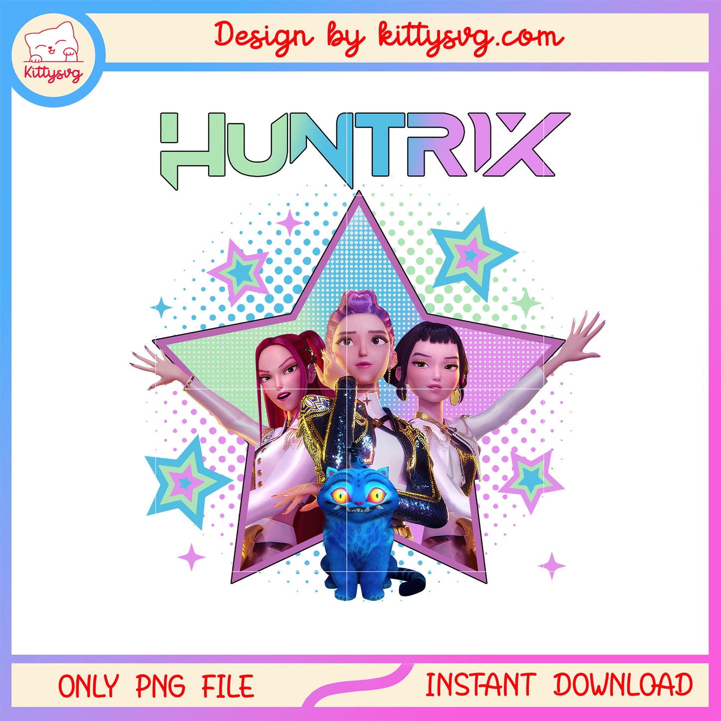 Huntrix group of kpop members and derpy png, kpop bands png