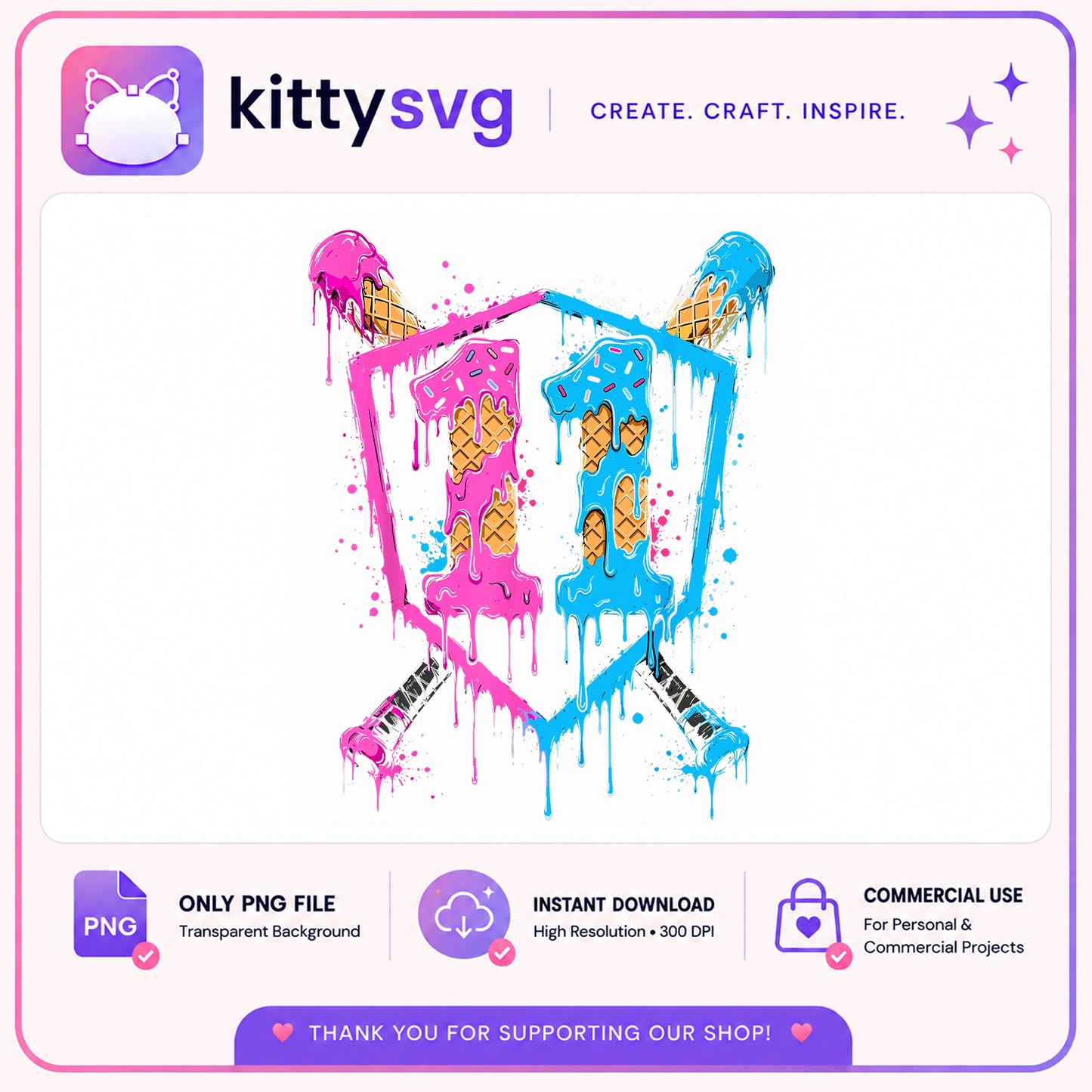Ice Cream Drip Number 11 PNG, Birthday Number PNG, Dripping Ice Cream PNG