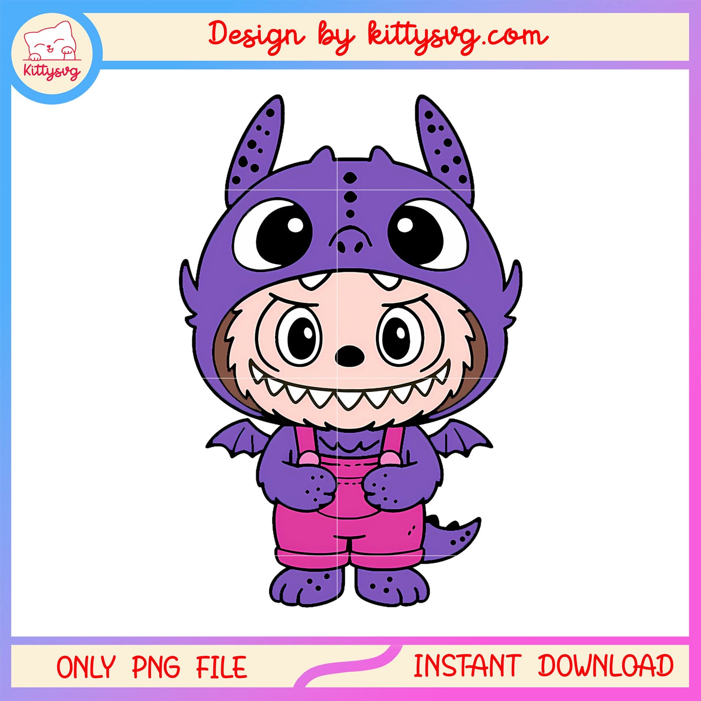 Indigo baby dragon labubu chestnut cocoa drawing png, baby labubu png