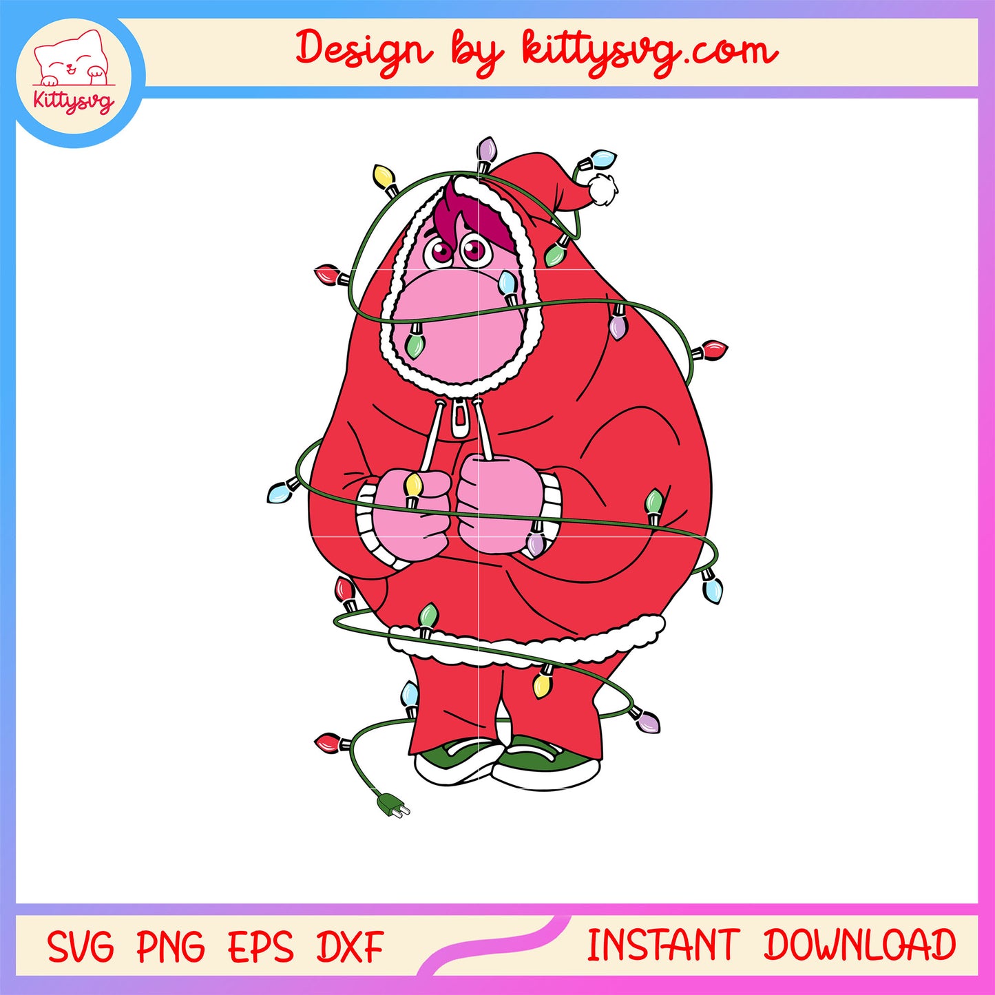 Inside out embarrassment christmas light svg, embarrassment inside out svg