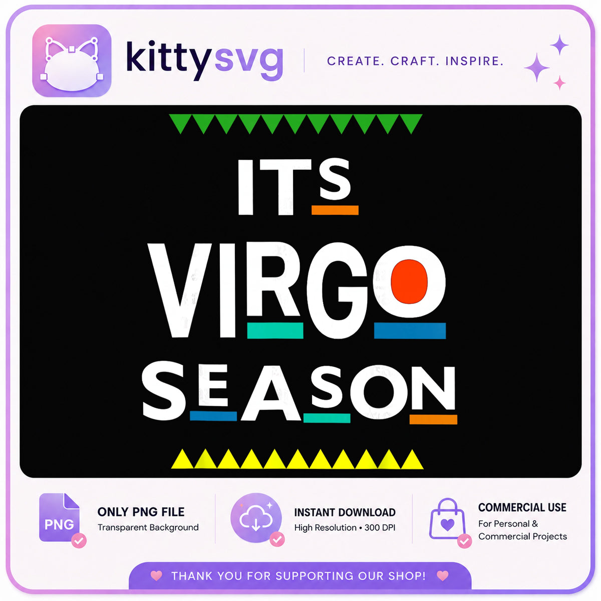 Its Virgo Season PNG, Virgo Zodiac Sign PNG, Astrology PNG