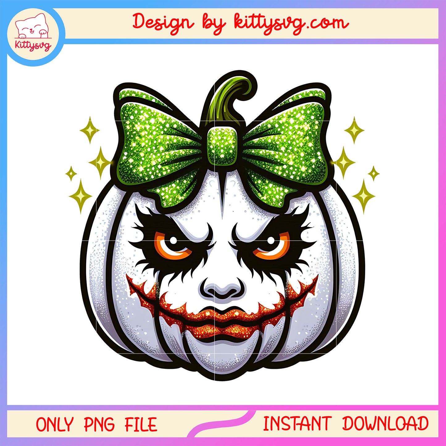Joker pumpkin halloween costume design png, halloween joker png