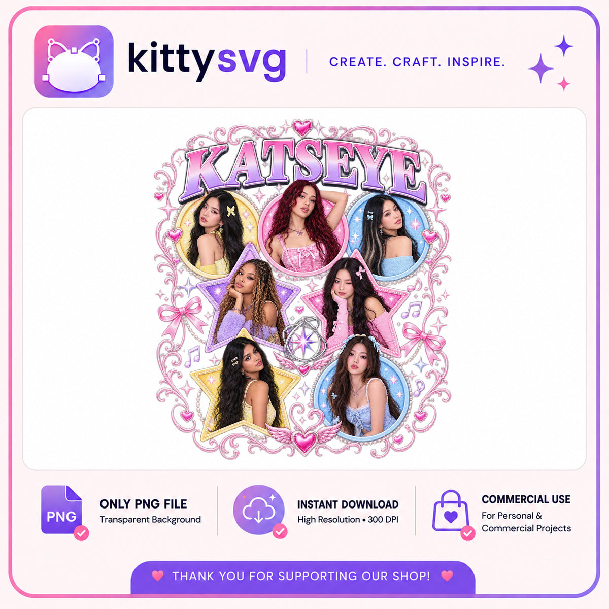 Katseye Kpop Girl Group PNG, Katseye Members PNG, Kpop PNG