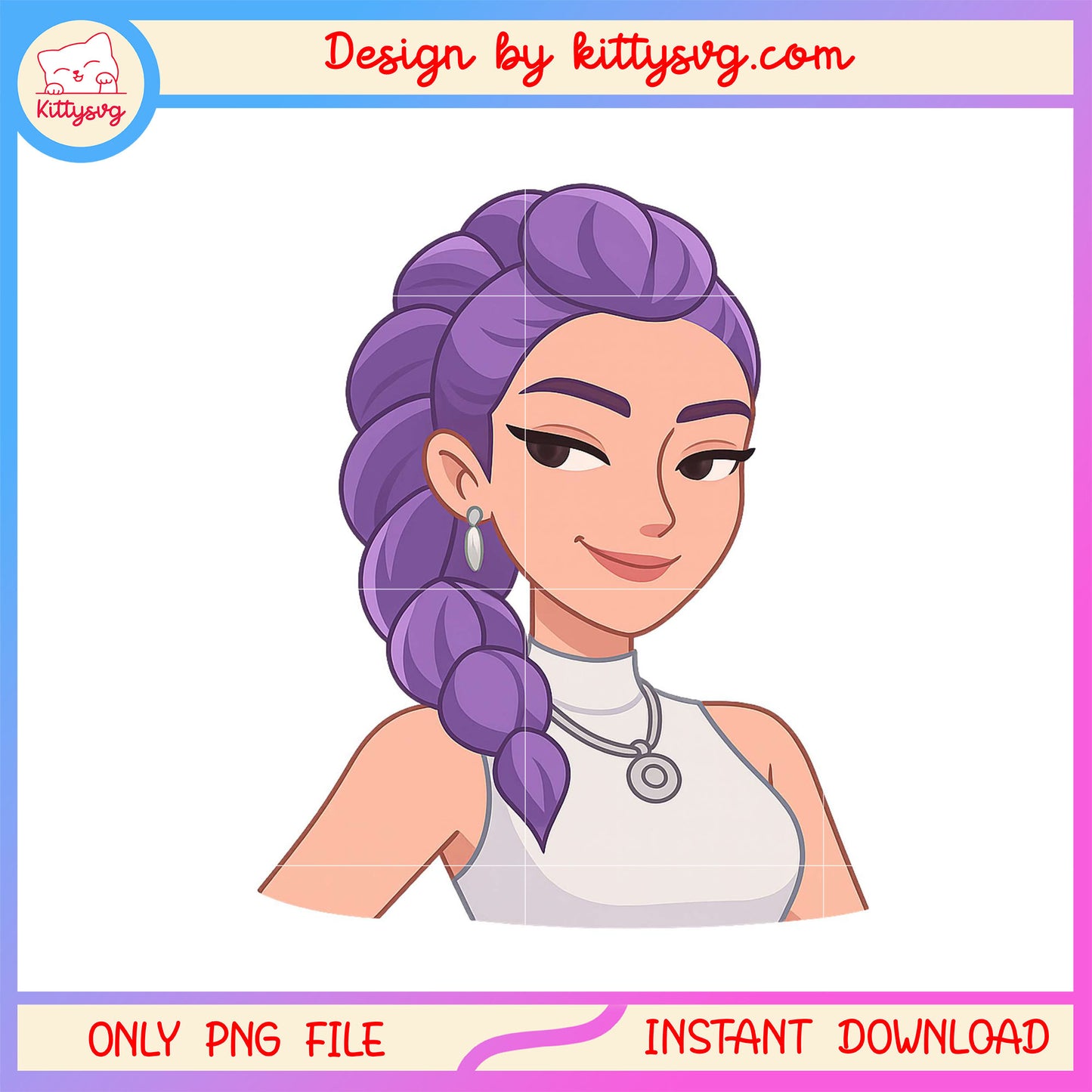 Kpop hunter rumi huntrix design png, k-popmerch png, huntrix merch png