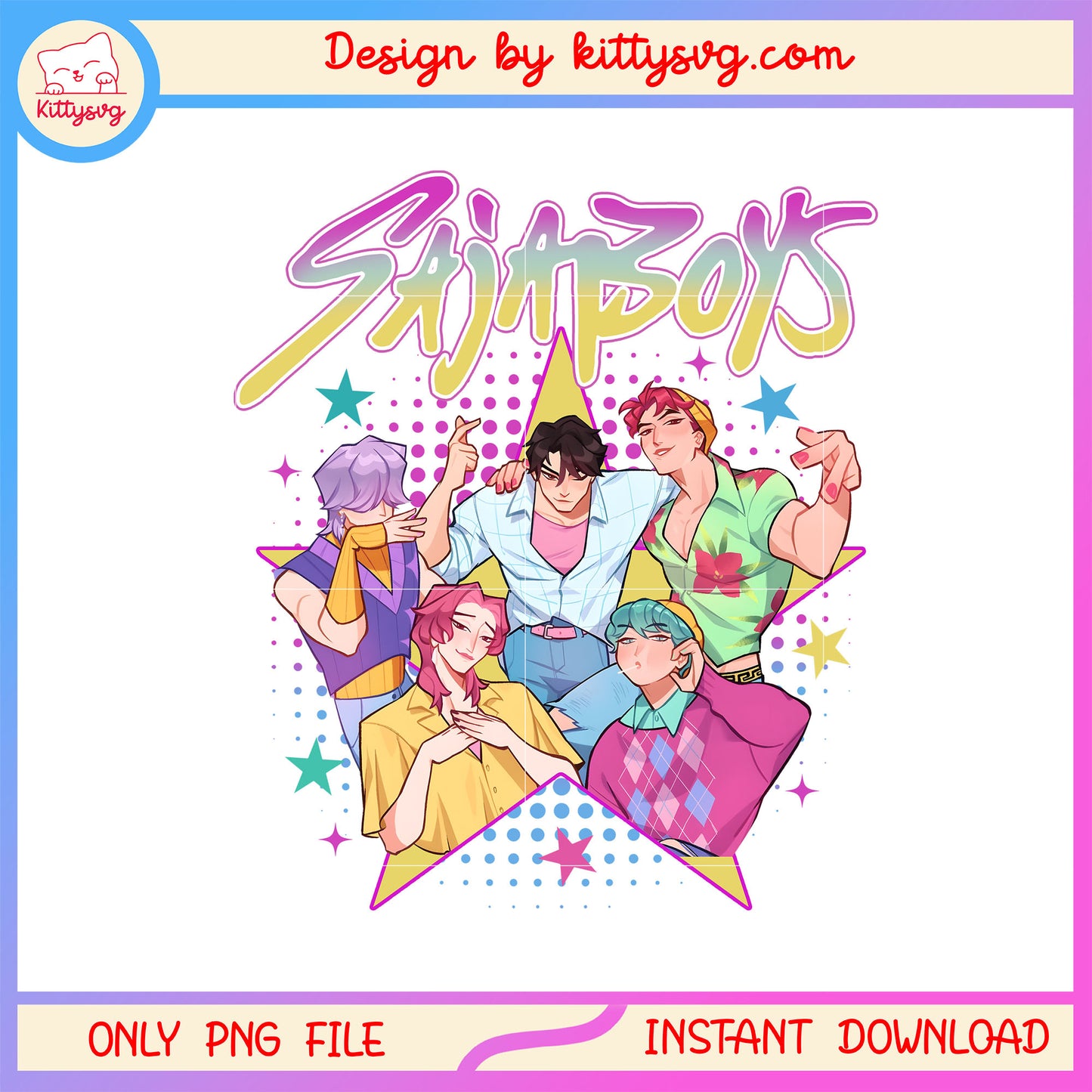 Kpop saja boys boys band png, kpop demon hunters fanart png