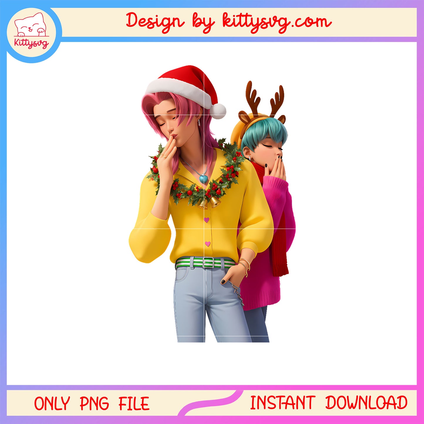 Kpop saja boys romance baby merry christmas png, saja boys kpop png