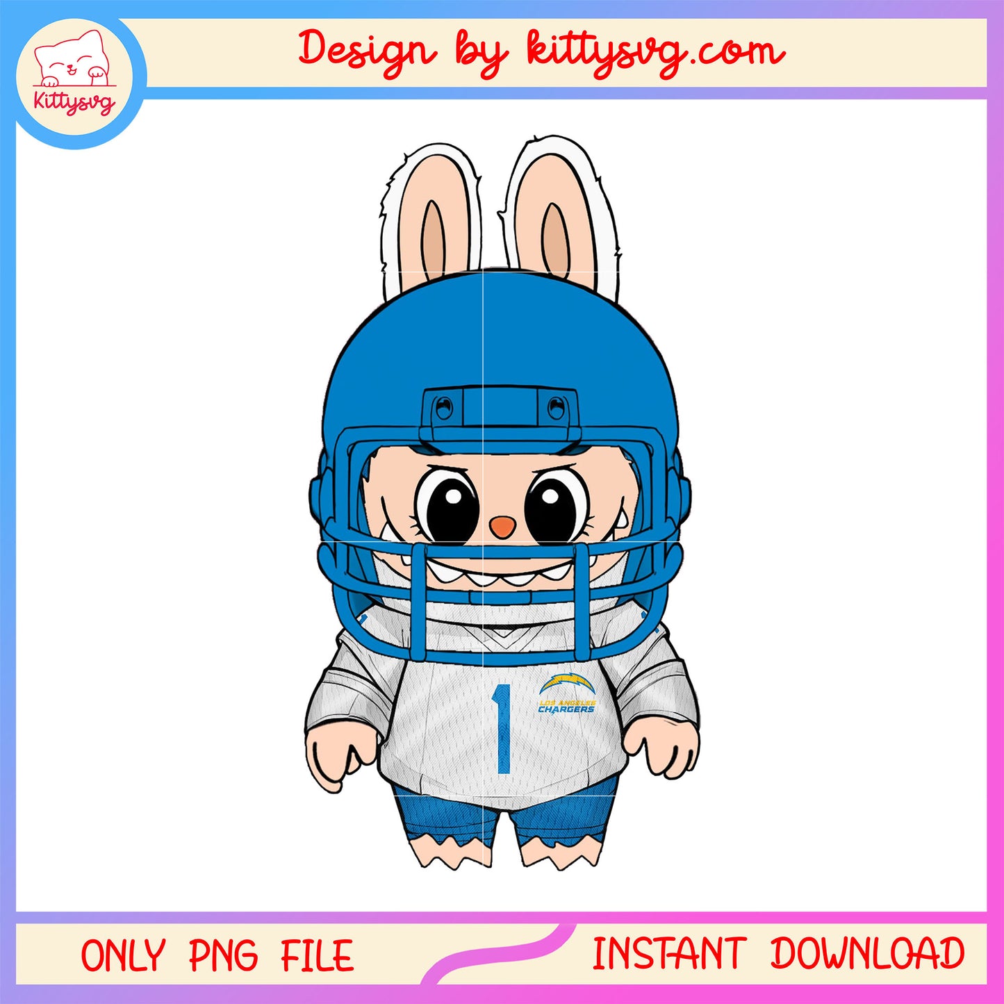 Labubu los angeles chargers doll clothes png, sport games png