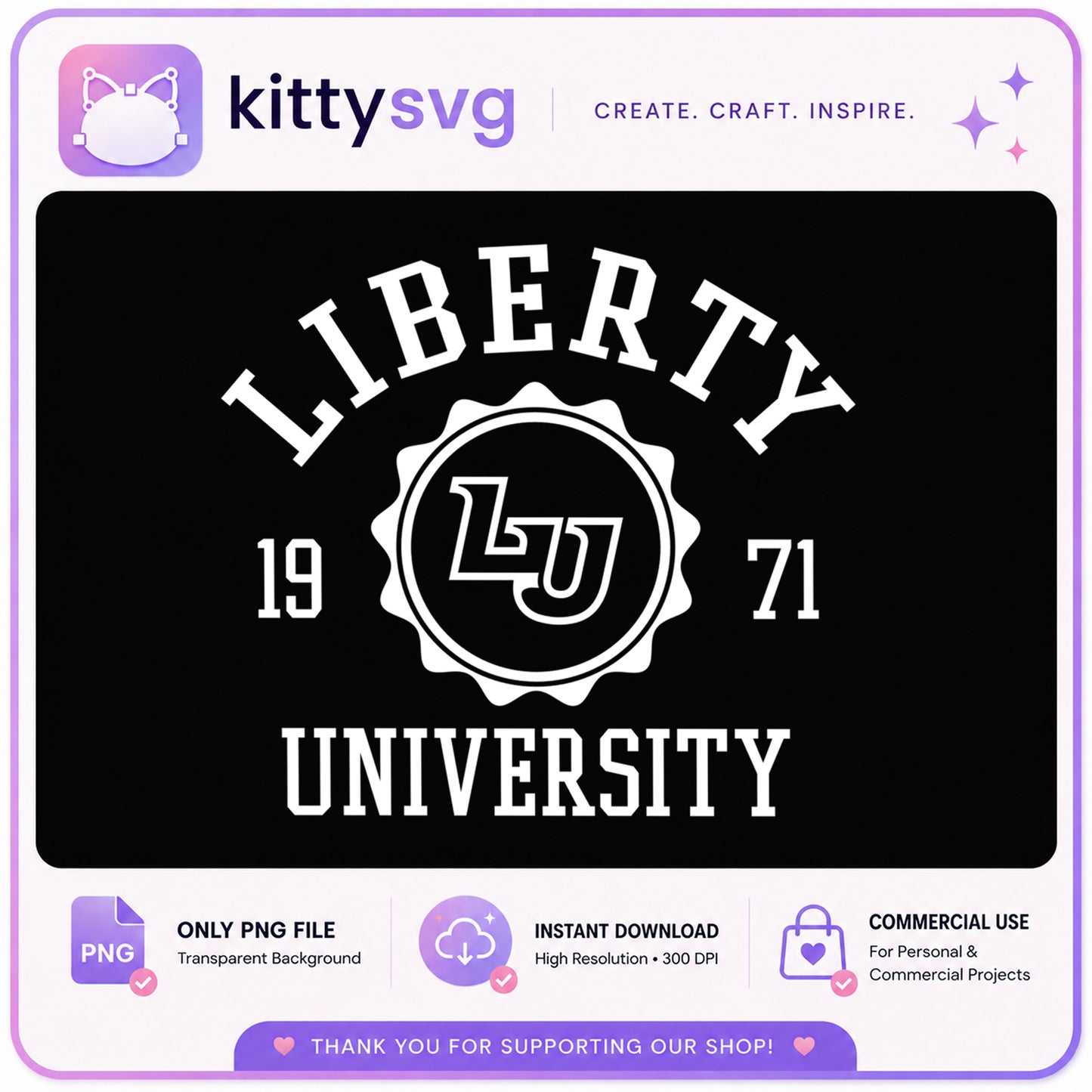 Liberty University PNG, LU College Shirt Design, University PNG