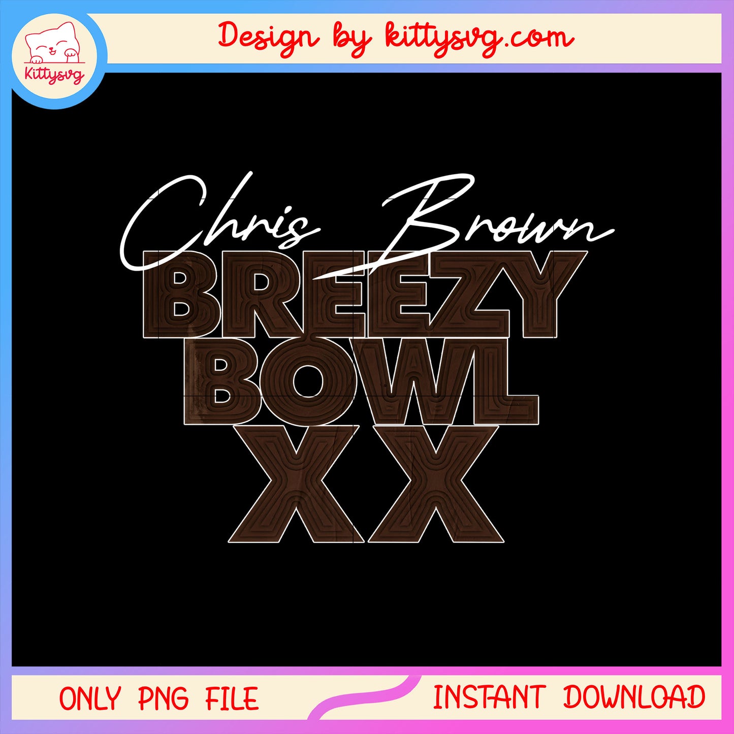 Logo Breezy bowl xx black png, chris brown tour 2025 png, chris brown png