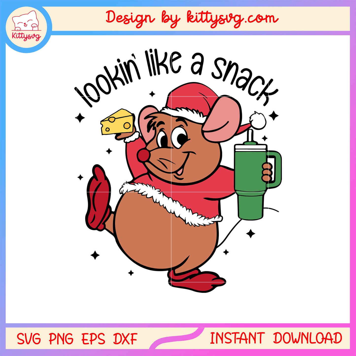 Lookin like a snack gus gus christmas design svg, gus gus svg
