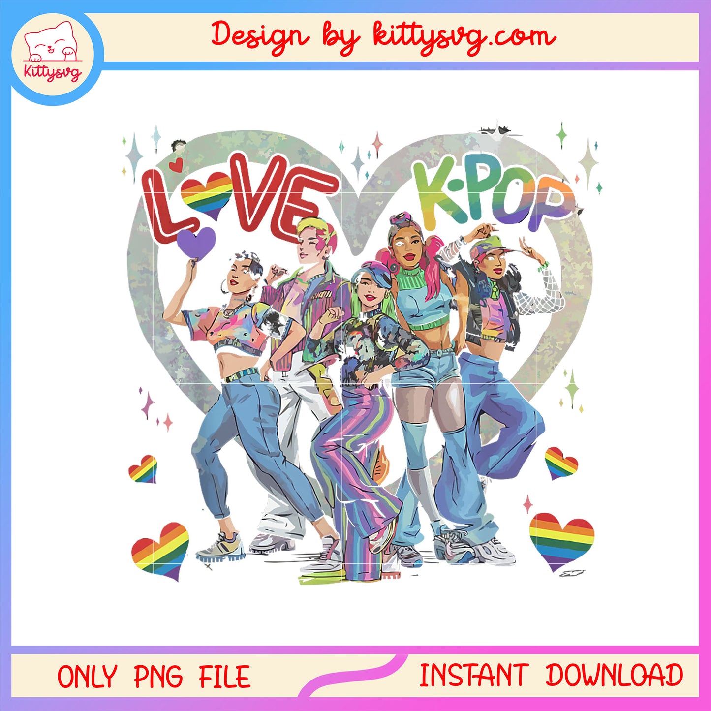 Love kpop korean pop music dancing png, pop music png