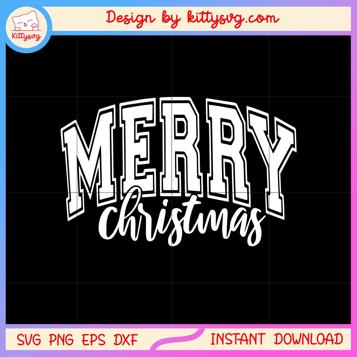 Merry christmas basic font design svg, christmas day svg