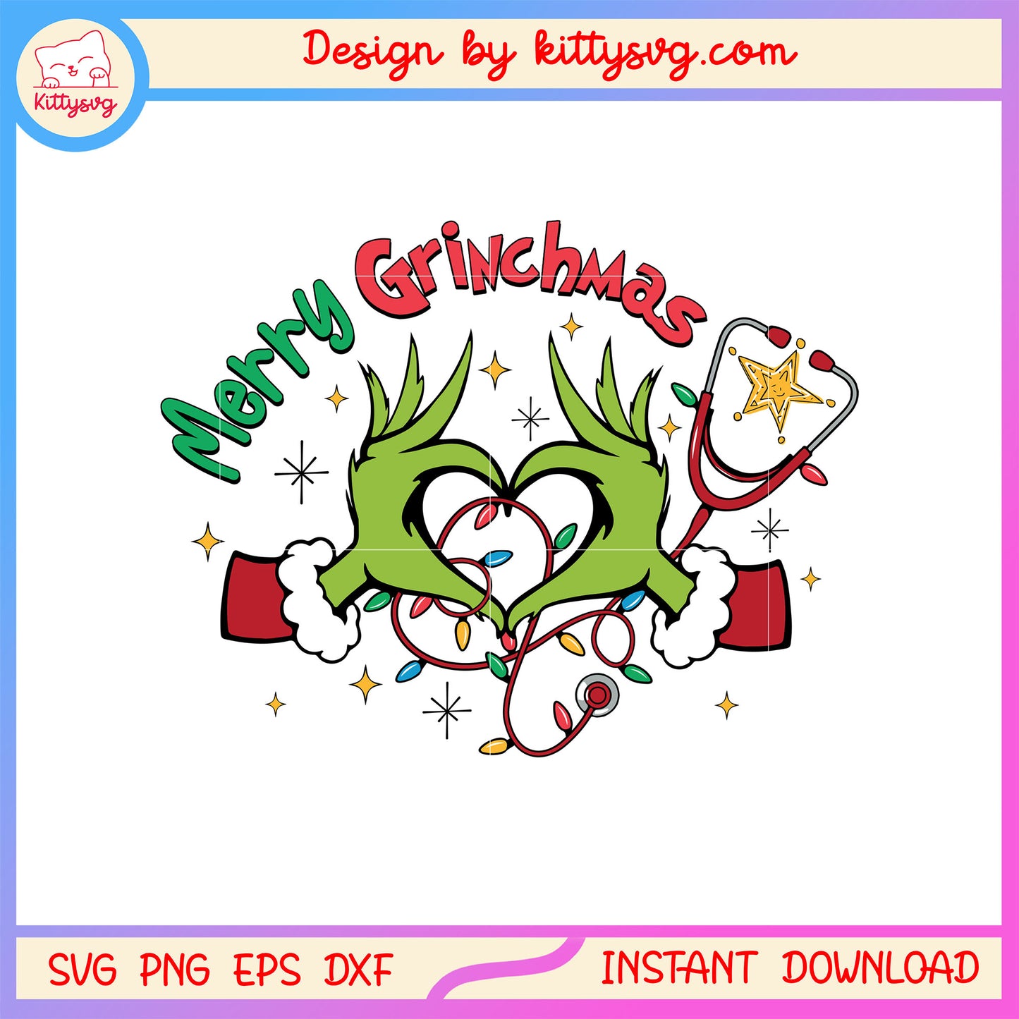 Merry christmas grinch hand make love svg, grinch movie svg