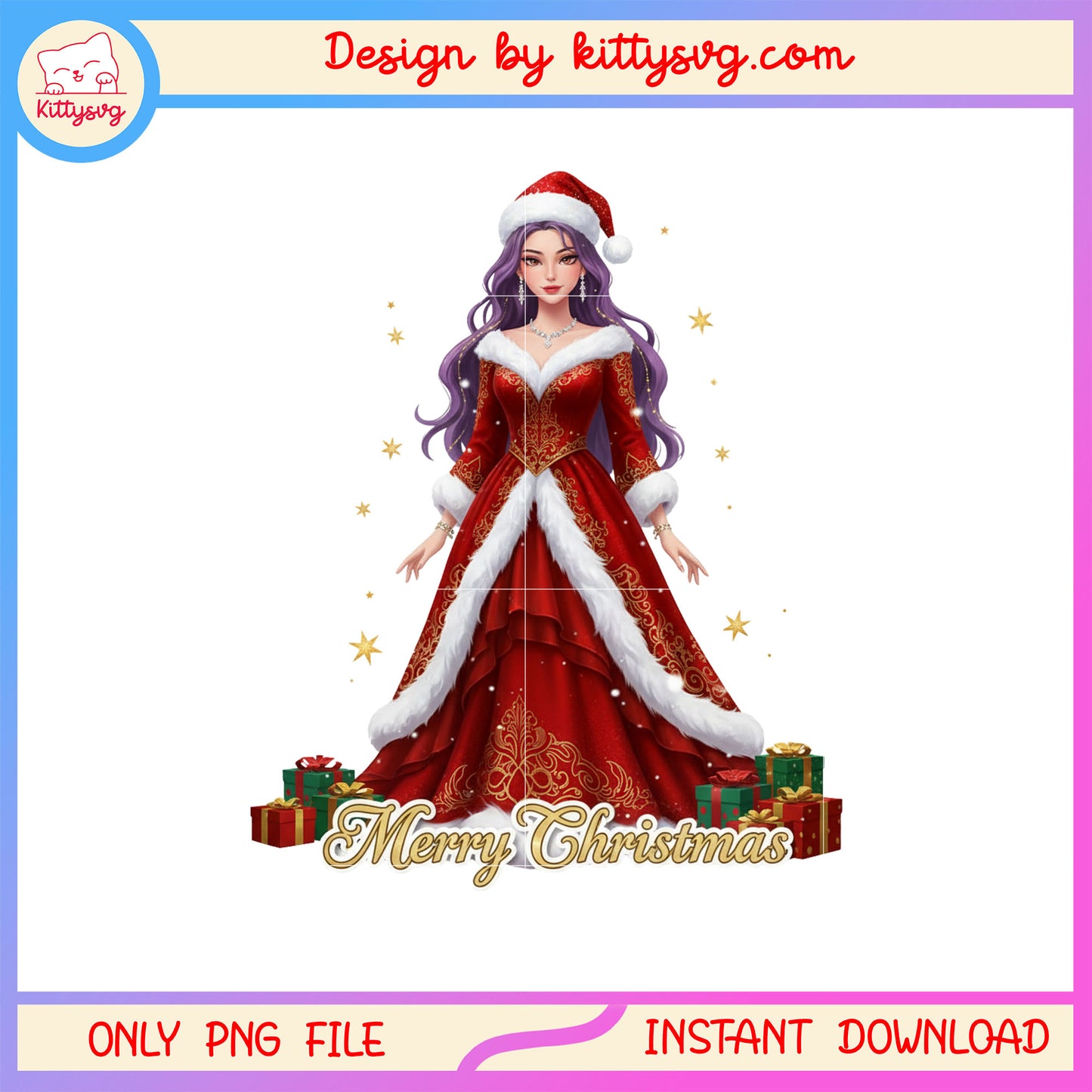 Merry christmas rumi queen huntrix kpop png, huntrix rumi png