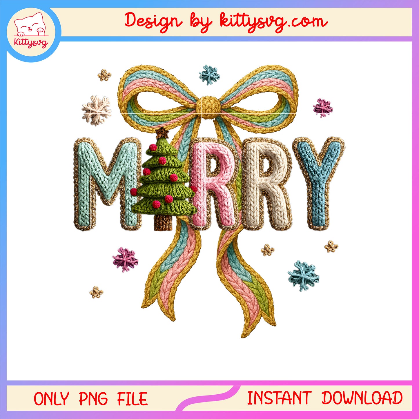 Merry christmas tree coquette bow patchwork png, happy christmas png